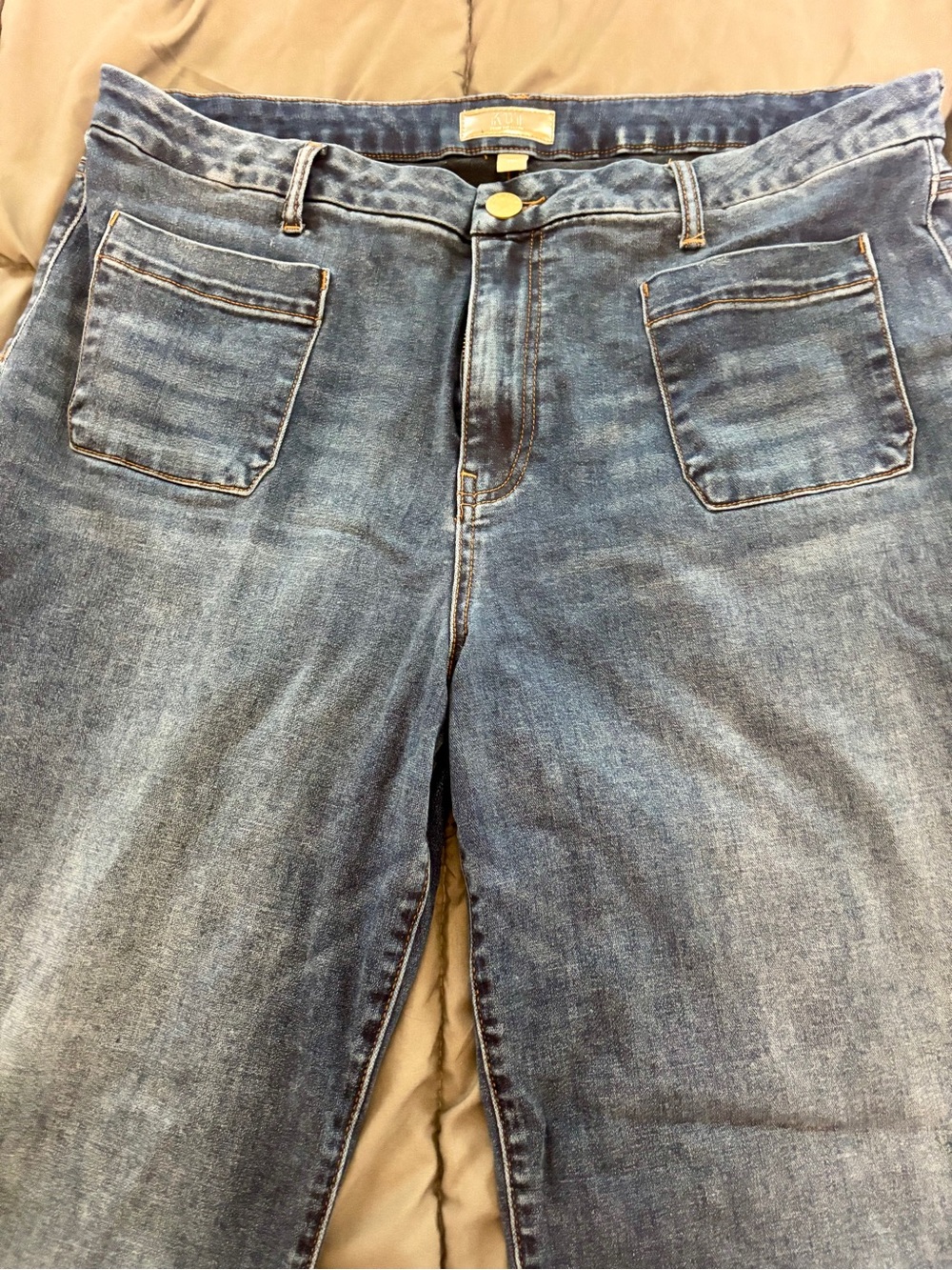 Kut from the Kloth Women's Blue Wide Leg Jeans